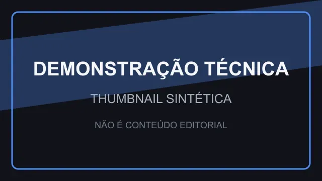Thumbnail sintética do capítulo 1: Demonstração técnica.